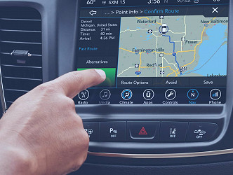 Navigation System | Chrysler Uconnect® | Maps, Traffic & Weather